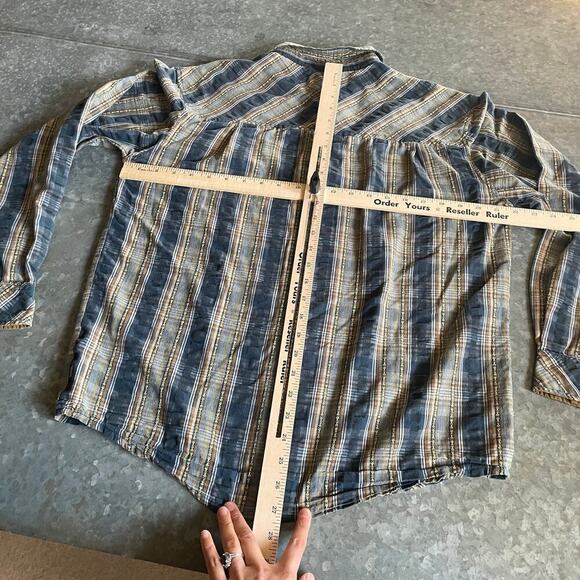 Vintage REI Plaid Western Snap Button Up Shirt Mens Small Hiking Outdoor 90s Y2K - Picture 7 of 9